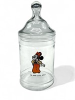 Vintage 1970’s Disney Minnie Mouse lidded glass