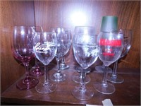 Stemware - Pressed glass bowls - Carnival glass