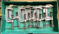 Lot of 10 Pony 2-1/2" C-Clamps