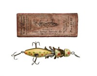 "Miller's Original Wood Minnow" Picture Box