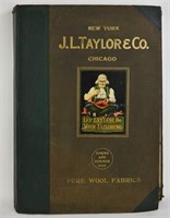 J. L. Taylor & Co. 1926 Catalog of Cloth Samples