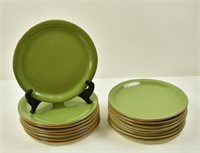 Set of 16 Vietri Basilico Dinner Plates
