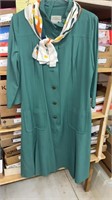 Woman’s size 12 Girlscout leader dress and scarf