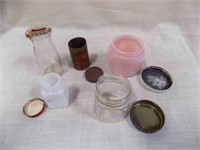 5 Variety of Vintage Jars w/lids