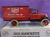1931 Hawkeye motor truck Ertl bank