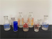 Milk Bottles & Dairy Related Glassware