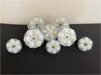 8 Opalescent Assorted Curtain Tie Backs