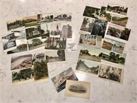 Antique Domestic Travel Postcards from the 1900s