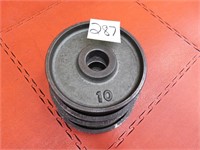 4-10 lb. Ivanko plates(sold by the piece)