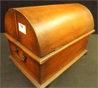 Leather Covered Dome Box