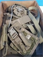 TRAY: MISC CAMO HOLSTERS, BAGS, STRAPS