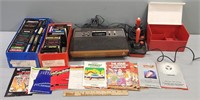 Atari Video Game Console; Games & Manuals