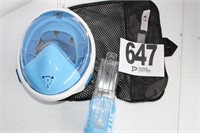 Snorkel Mask, GoPro Compatible, Size XS (U245)