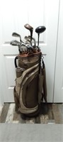 Golf Bag with Lots of Clubs