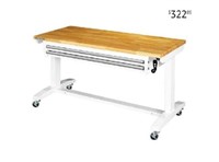 *Husky 52 in. Adjustable Height Work Table with 2