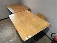 2 x Canteen Tables & 6 Chairs