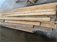 Lumber 2 x 6 used and misc 2x4 skid approx 34 pc.