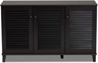 Baxton Studio Warren Cabinet, Espresso