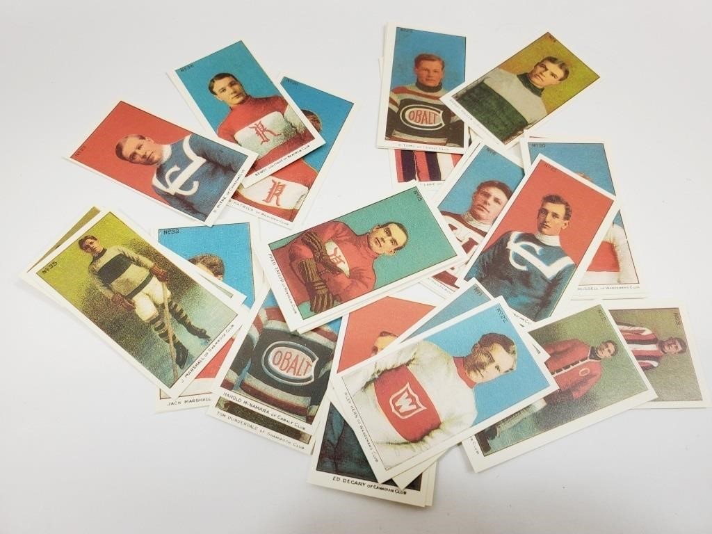 1910-1911 Hockey Reprint Tobacco Card Set