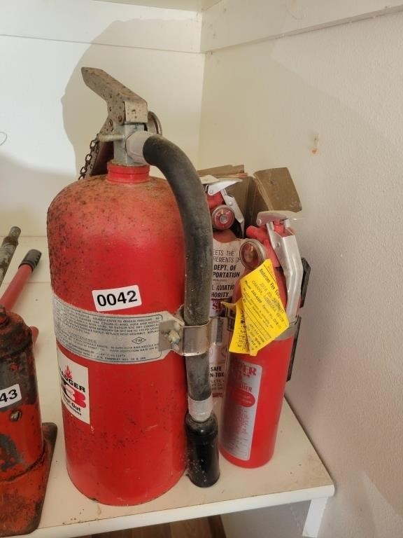 Lot of 3 Fire Extinguishers