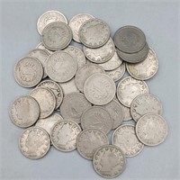 (40) 1907 Liberty V Nickels