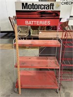 Motorcraft Batteries display stand