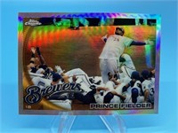 2010 Topps Chrome Refractor Prince Fielder