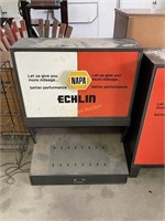 NAPA metal cabinet with display
