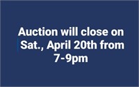 Auction Closing Info