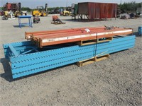 Pallet Racking, 4 Uprights and 12 Cross Beams