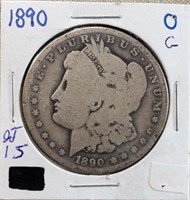 1890O Morgan Dollar G