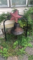 Primitive hanging bell and star