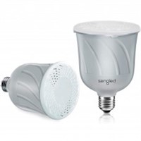 Dimmable LED Light Bulb with Wireless JBL Bluetoo