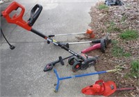B&D edger, hedge trimmer, weed eaters