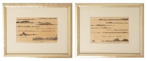 A. Hogg "Views on West Coast..." Engravings, Pair
