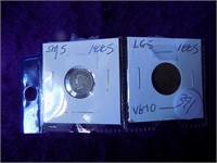 Canada 1885 5 Cent Small and Large 5 Varieties