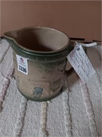 Early Roseville pottery pitcher (damaged)