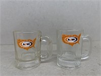 A&W root beer mugs