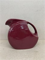 Fiesta burgundy pitcher