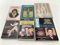 (6) Elvis Presley Books, Movie, & Memorabilia