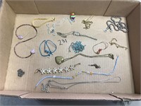 Assorted necklaces and bracelets