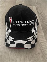 Vintage Pontiac Racing Checkered Flag Hat