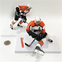 2 figurines des Flyers de Philadelphie