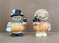 Homco Porcelain Vintage Halloween Bears