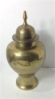 Solid Brass Lidded Urn India. U8B