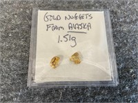 Gold Nuggets from Alaska – 1.51 grams