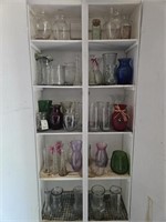 5- Shelves Full of Flower Vases