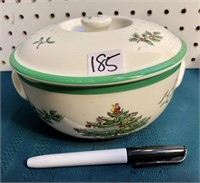 SPODE DISH AND LID