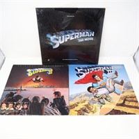 Superman I II III Soundtracks LP Vinyl Records