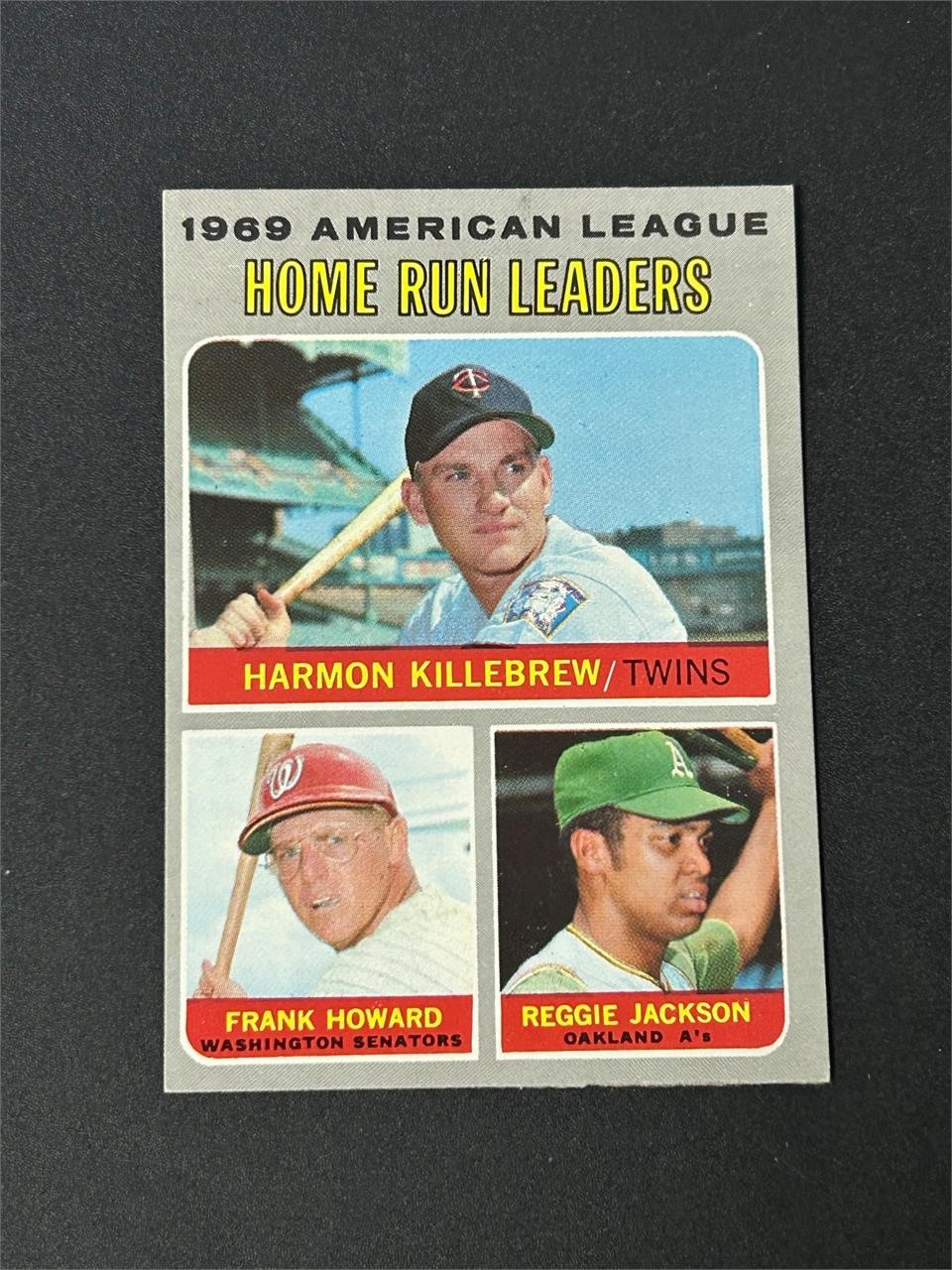 1970 Topps AL Home Run Leaders #66